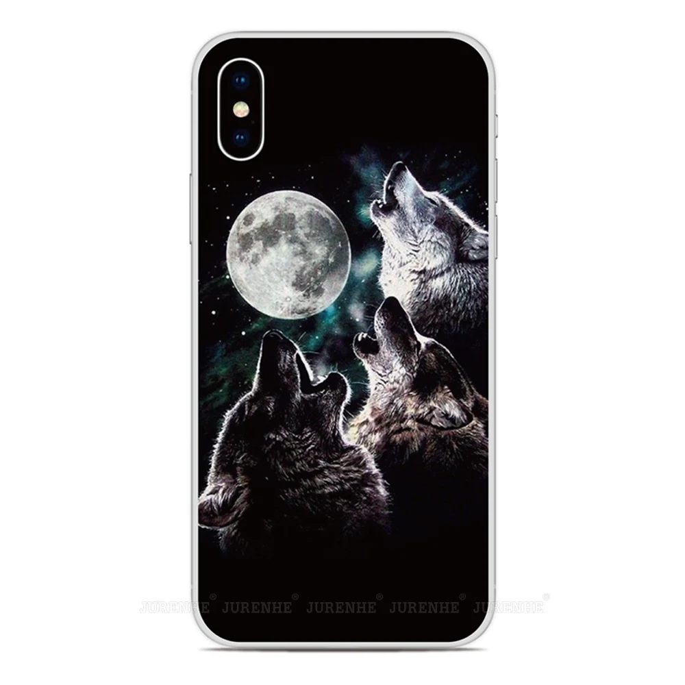 Animal Wolf Phone Case For LG Wing Velvet K22 K61 K62 Q60 K50 K51 K52 K40 Q6 Q7 Stylo 5 6 G8s G8X G7 G8 V50 V60 ThinQ Cover