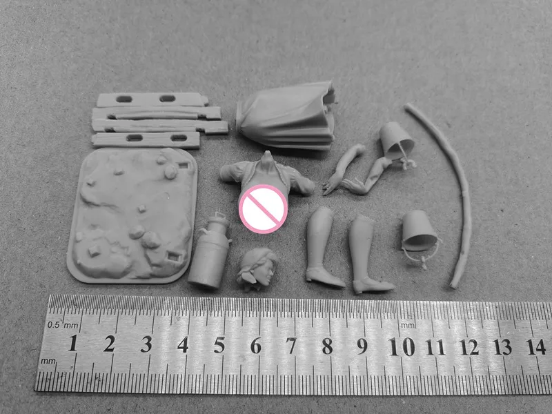 Figurine Minis Boy Toys Die-casting Minis 1/24 Scale Simple Life Resin Model Building Kits Unassembled Unpainted Hobby Diorama