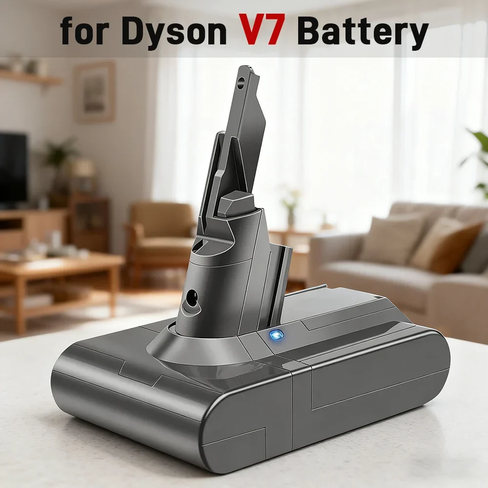 25.2V 8000mAh V7 Battery Replacement for Dyson V7 SV11 Motorhead Animal Trigger Absolute Mattress Allergy Cordless Vacuum