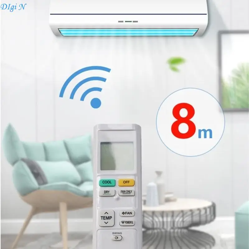 Controlador LCD aire acondicionado Versión en inglés Control remoto para ARC480A33 R2LB