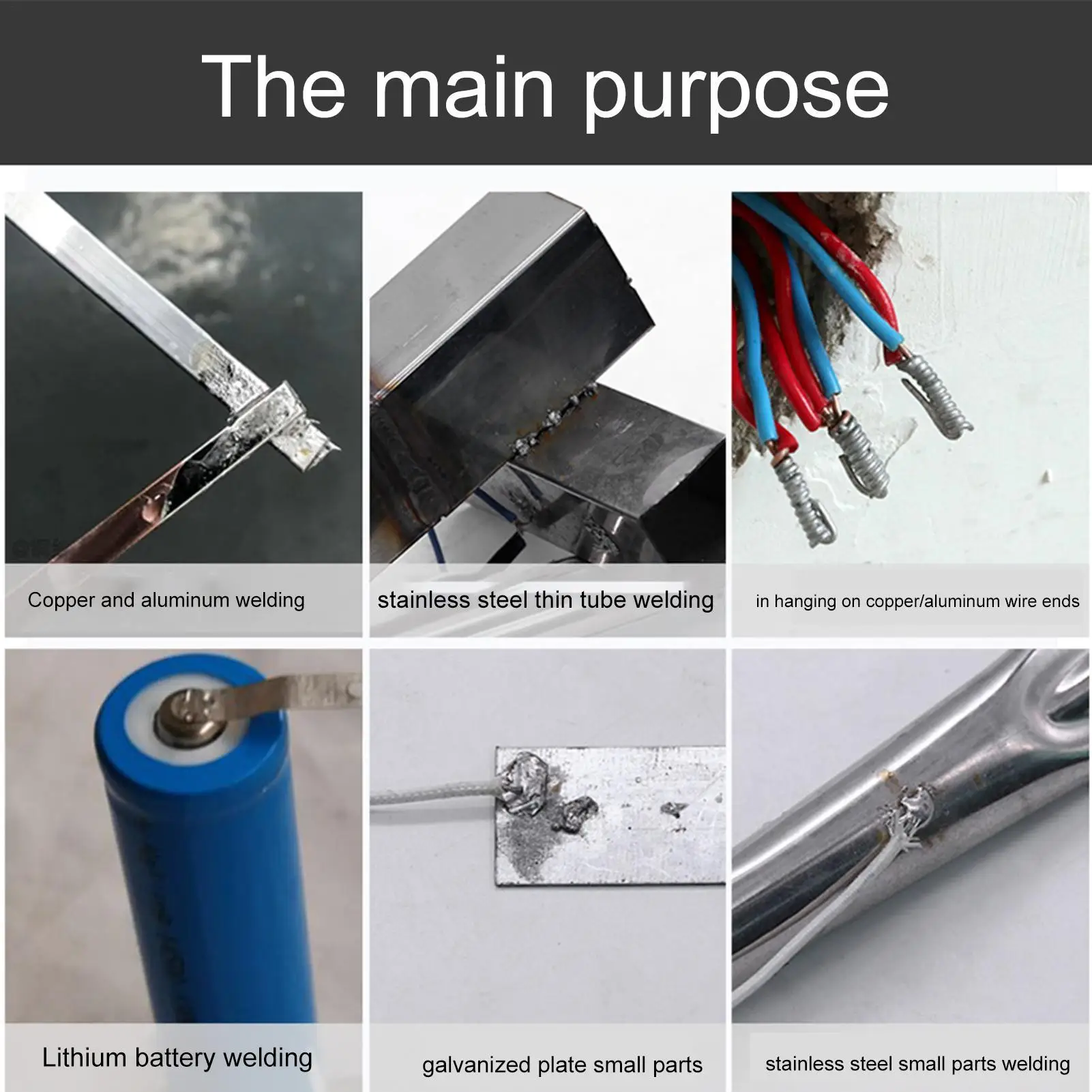 Aluminum Solder Flux 10ml Metal Liquid Soldering Flux For Aluminum Copper 18650 Battery Soldering Fluid No Water Cleaning