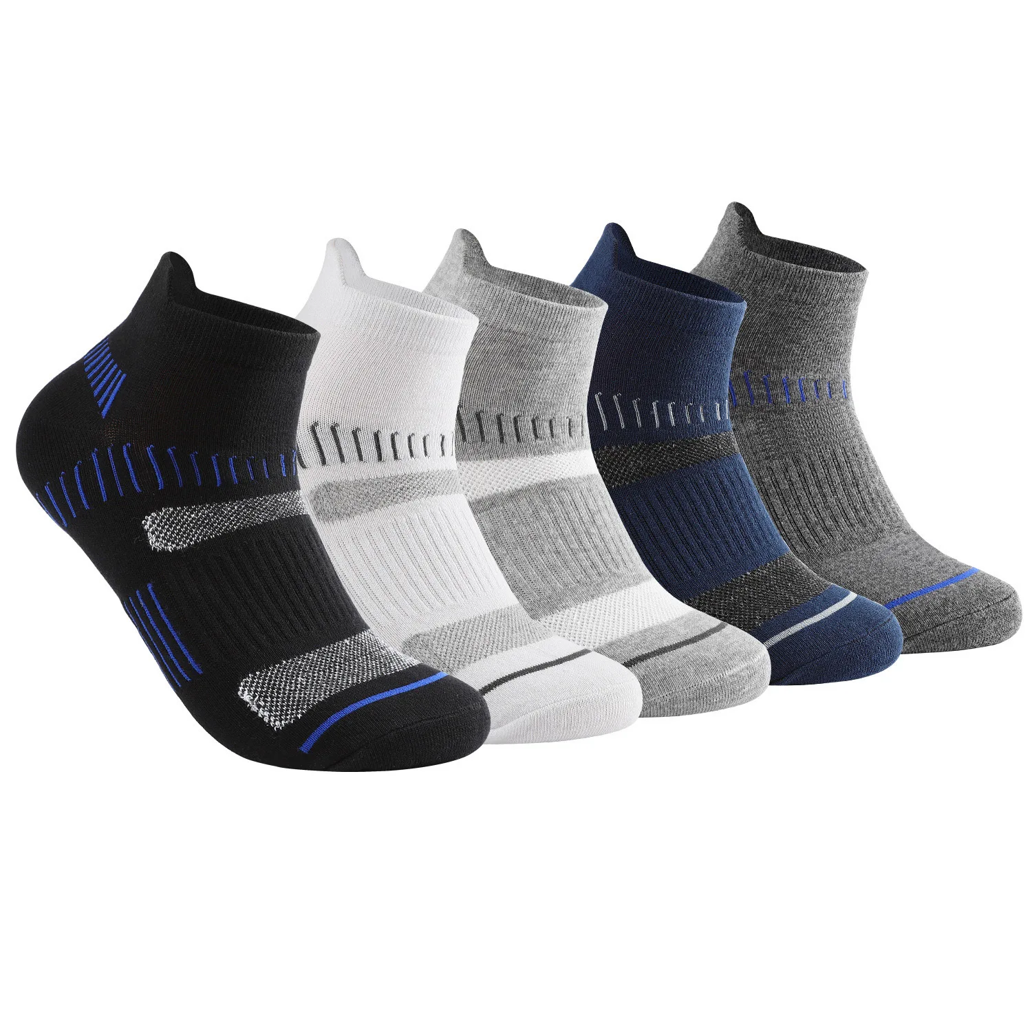 

Men's short socks made of cotton, sweat absorbing and odor proof sports socks, low cut all season short tube men's socks