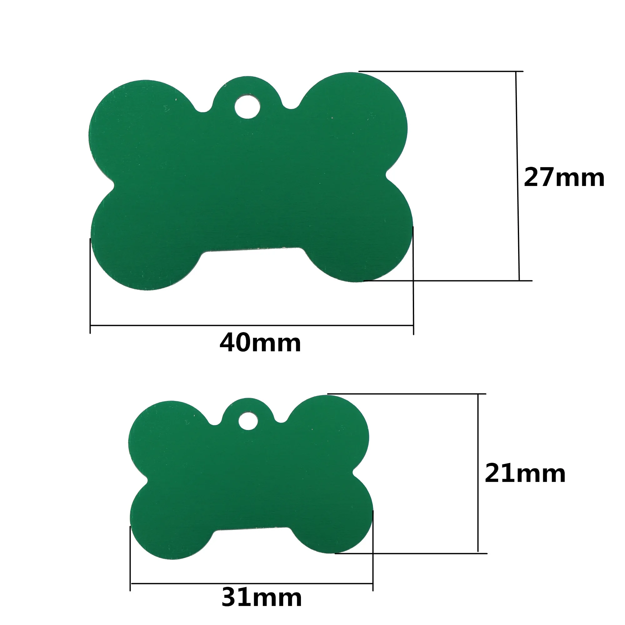 10 Pcs  Pet Dog Aluminum Bone Dog Tags To Prevent Loss Personalized Cat And Dog Tags Puppy Collars, Bone Markers Pet Supplies