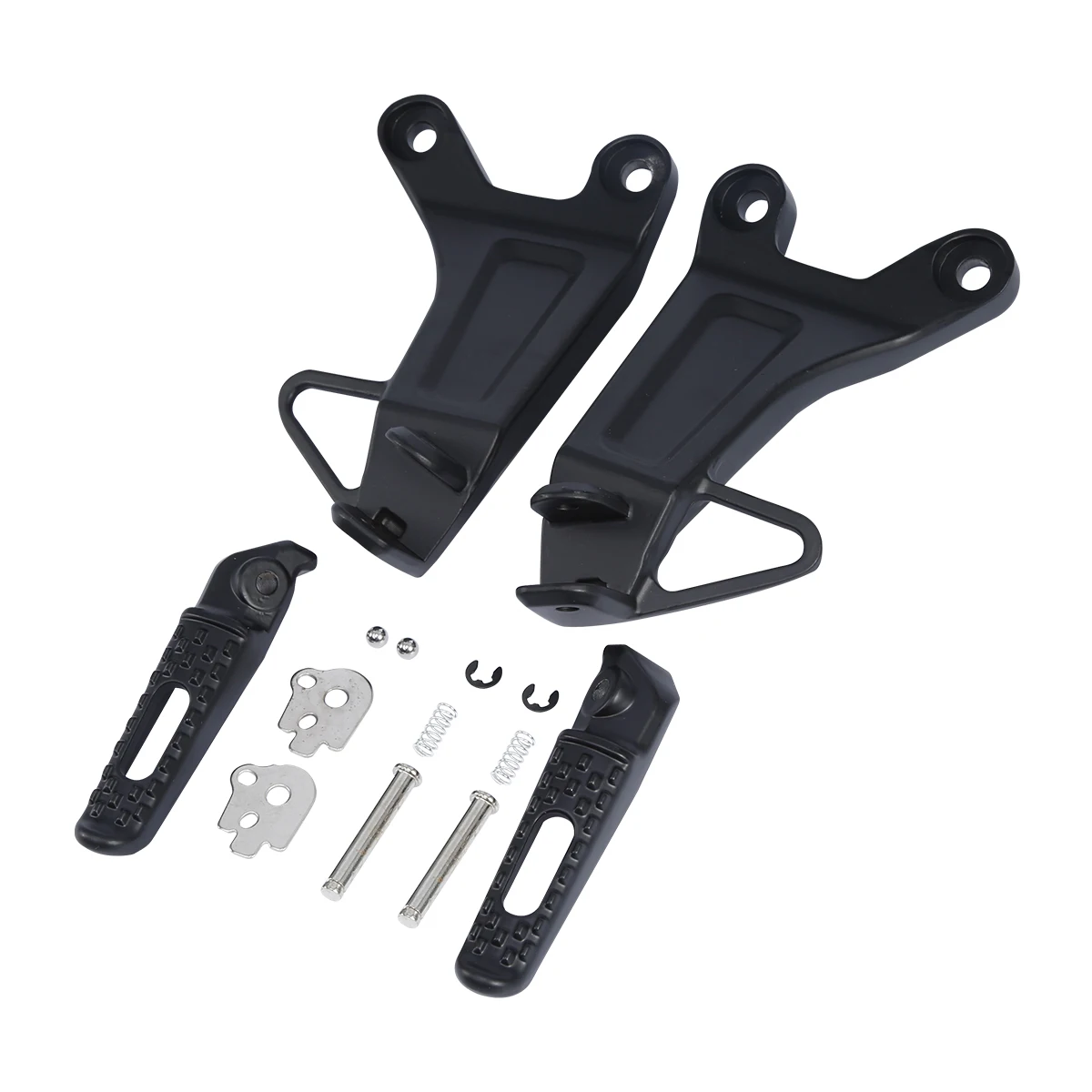 Motorcycle Matte Black Rear Footrest Foot pegs Set For Honda CBR600RR CBR 600 RR 2003-2004