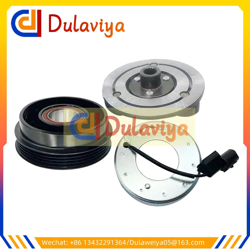 Новый шкив сцепления компрессора переменного тока HS11 для Hyundai i10 PA Kia PICANTO BA 1,0 1,1 97701-07110 97701-07100 97701-0X000 F500-DD3AA-04 Новый шкив сцепления компрессора переменного тока HS11 для Hyundai i10 PA Kia PICANTO BA 1,0 1,1 97701-07110 97701-07100 97701-0X000 F500-DD3AA-04