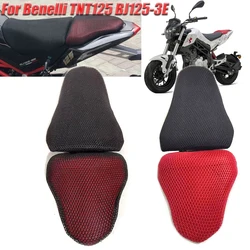 Motorcycle 3D Mesh Seat Cover Heat Insulation Seat Cushion Cover Protector For Benelli TNT125 TNT 125 BJ125-3E BJ 125