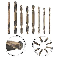 8pcs Drill Bit Double Head Drill Bits Set Auger Drill Bit M35 Cobalt Drill Bit Stainless Steel Wood Drilling Power Tools