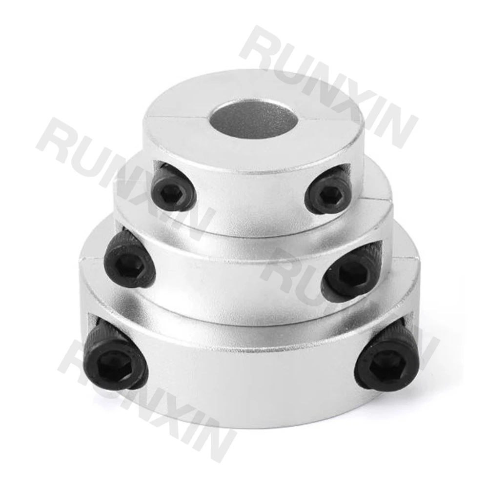 RXTNC 2Pcs Aluminum Separate Optical Shaft Thrust Ring Fixed Ring For 32mm 35mm 40mm Optical Shaft CNC Engraving Machine Parts