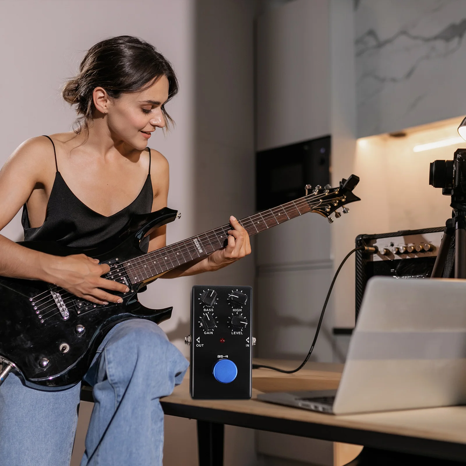 

Metal Control Knobs Replacement Blue Electric Guitar Effect Pedal Cap Accessories Durable Material Bass Amplifier Guitar Parts