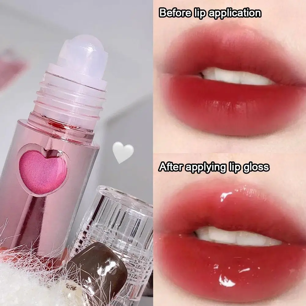 Rollerball Lip Essential Oil Lip Plumping Gloss Oil Non-greasy Balm Moisturize Lip Sexy Elasticity Lines Lip Increases Hide R8X1