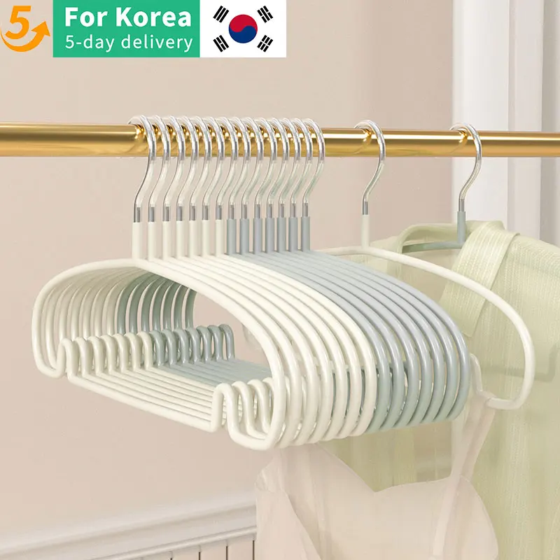 10PCS Simple Clothes Hanger Non Slip Dormitory Household Clothes Hanging to Prevent Clothes Deformation Clothes Storage