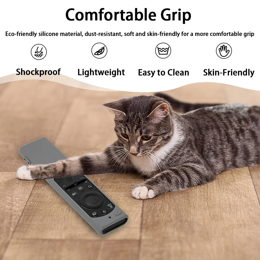

Remote Control Case for Samsung BN59-01480D/1432A/1455A/1385A,Non-Slip Silicone Protective Case,Remote Control Cover Accessories