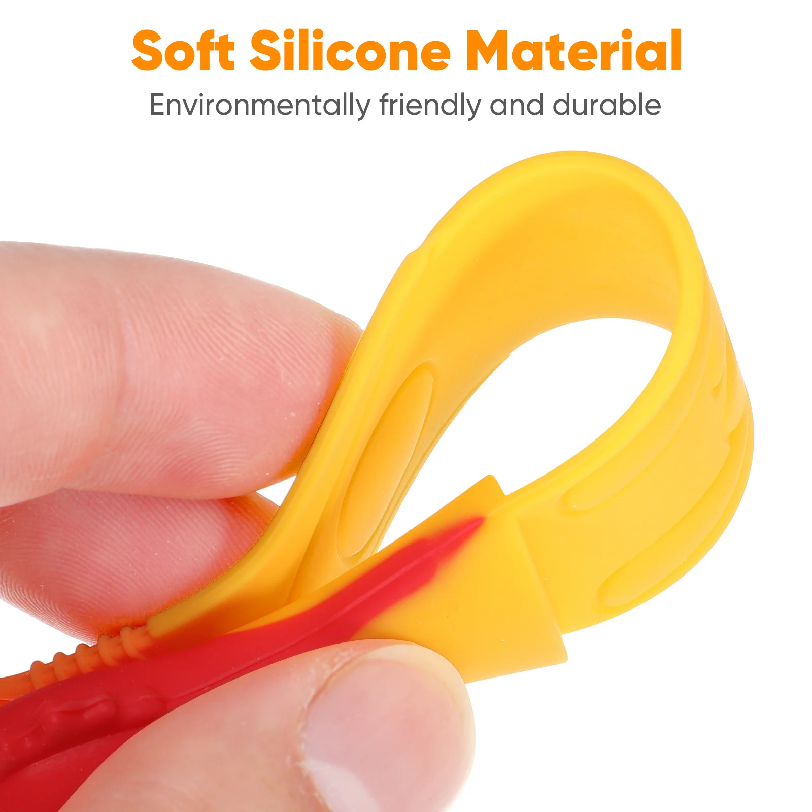 

2Pcs Practical Lightweight Silicone Bookmark Cute Cartoon Decor for Reading and Studying Bookmark Bookmarks for Teens