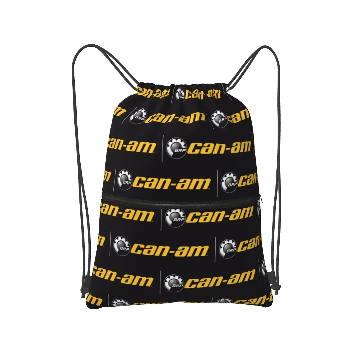 Can-Am BRP Motorcycle Backpacks Casual Drawstring Bags Sports Bag Book Bags for Man Woman School