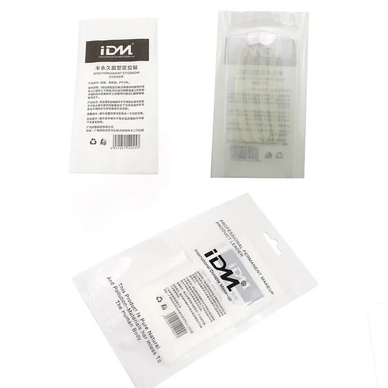 10 Pairs Disposable Eyebrow Tattoo Shaping Auxiliary Sticker Templates Eyebrow Stencil Semi Permanent makeup tool