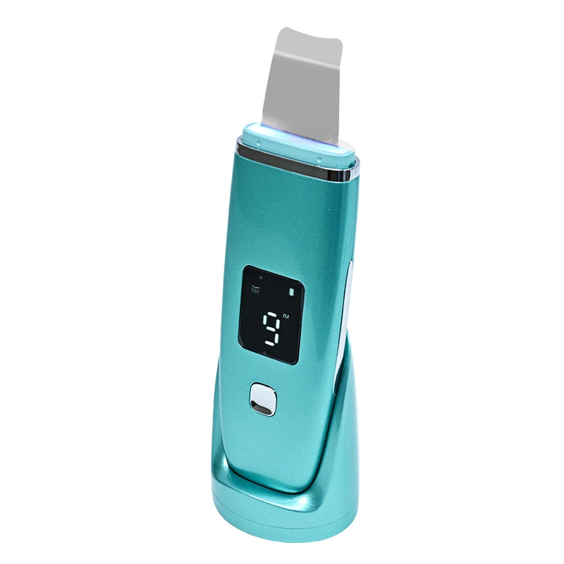 

Green Ultrasonic Cleansing Brush Blackhead Remover Deep Cleansing Exfoliator Facial Lifting Device For Face Slimming Beauty USB