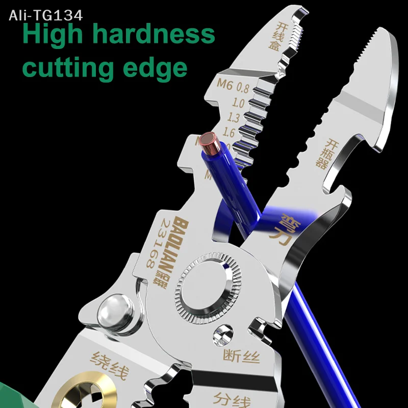 Multifunctional Wire Stripper with Electrical Test Pen, Cable Cutter, Crimper Tool, Design and Tester