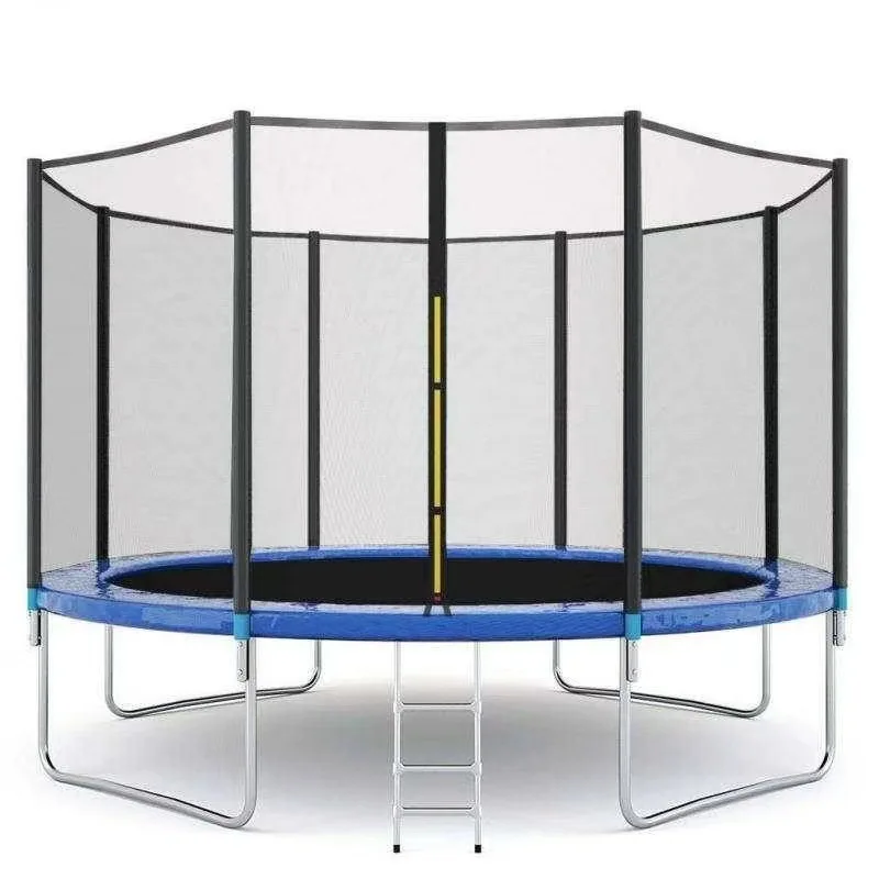 6FT 10FT 14TF 16FT Outdoor Fitness Elastic Trampoline for Adults and Kids Large Outdoor Trampoline for Girls New
