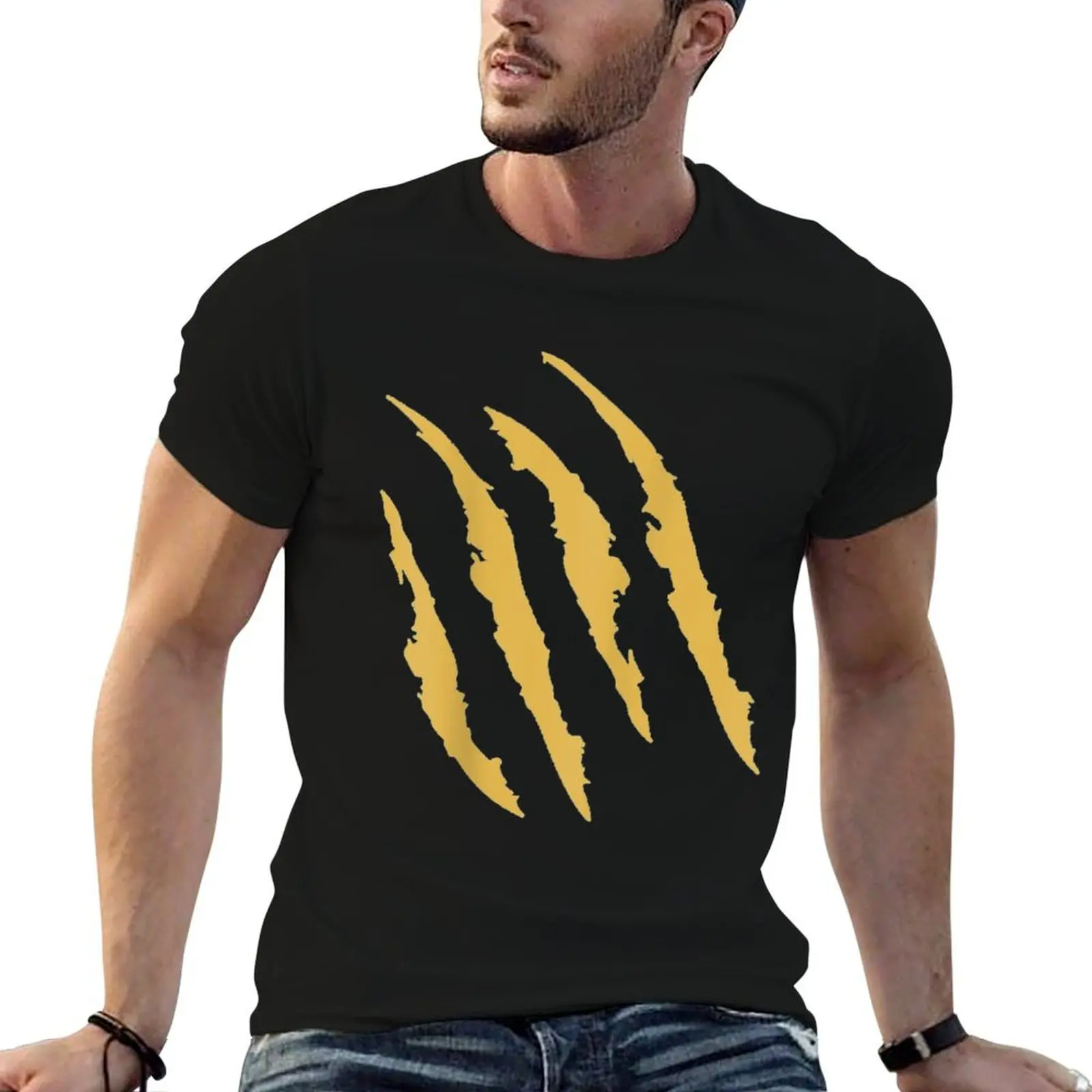 Leo Lion Claw Mark T-Shirt t shirt personalised essential t shirt man t shirts high quality luxury brand T-shirt