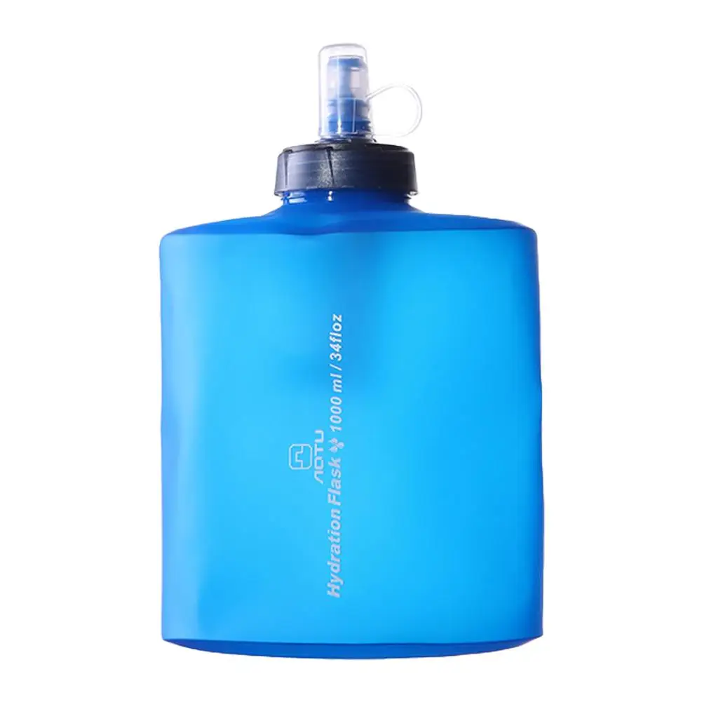 1000ML/2000ML Water Bottle With Filter Element Large Capacity Foldable Outdoor Soft Water Bag For Running Hiking