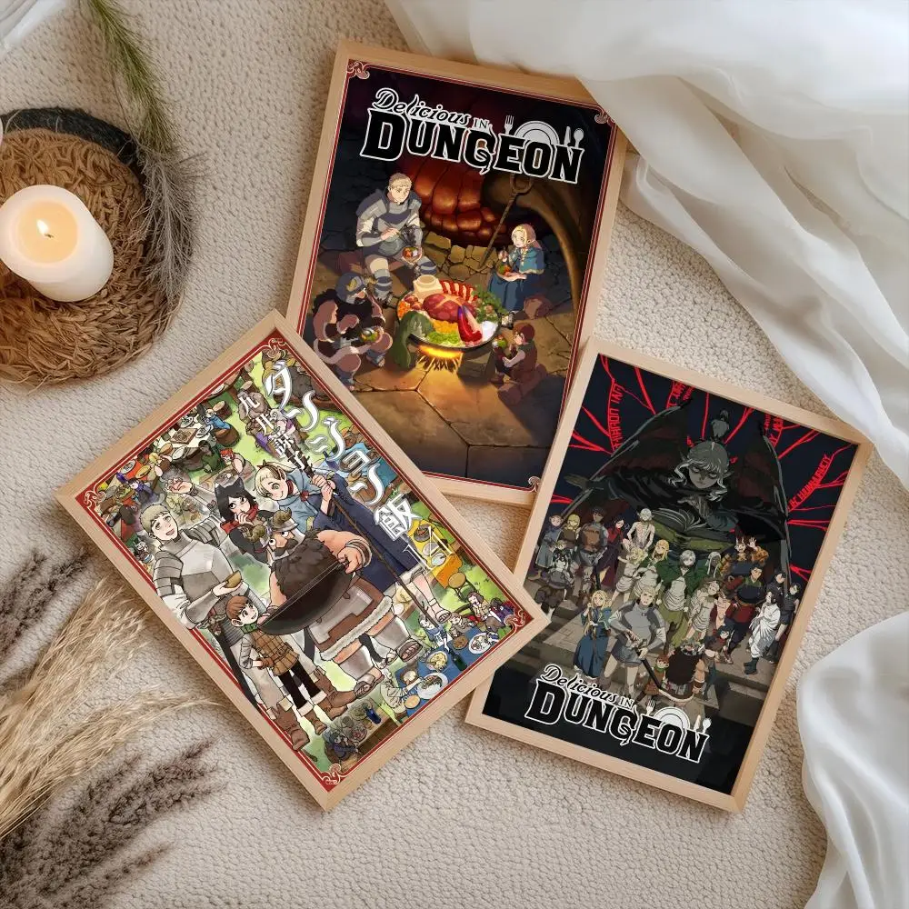 Anime D-Delicious In D-Dungeon Poster HD Home Wall Stickers House Hallway Living Room Bedroom Bar Office Decor Art Prints