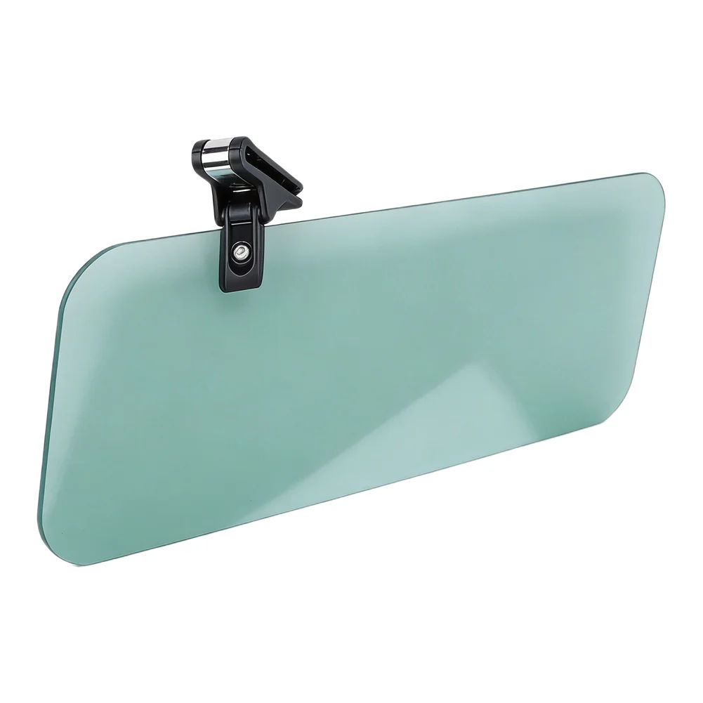 Car Sun Visor Extension Block with Adjustable Arm and Dual Clips to Improve Sunlight Management Inside Most Vehicle Cabins
