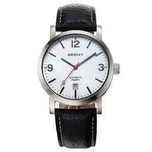 Berny Herren mechanische Pulsuhr 5atm wasserdichte Freizeitschweizer Railway Casual ST1612 Herren Luxus Automatikuhr 8 Hauptverkaufsmuster Schweizer Männer - №6