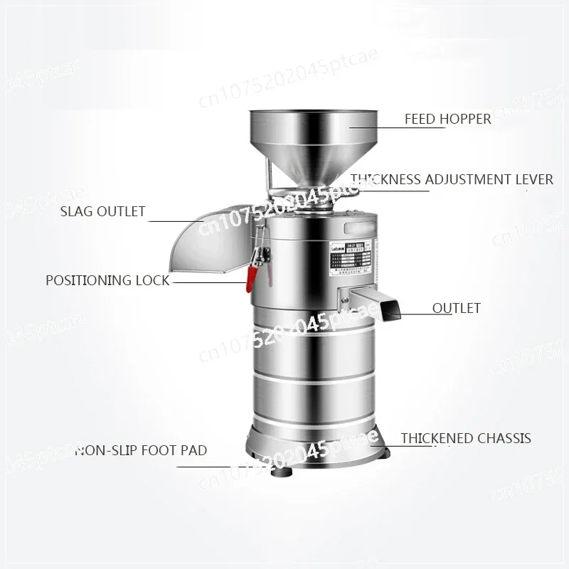 Automatic Freshly Grinding Refiner Multifunctional Soy Milk Machine 220V/750W Electric Soybean Peanut Butter Grinder