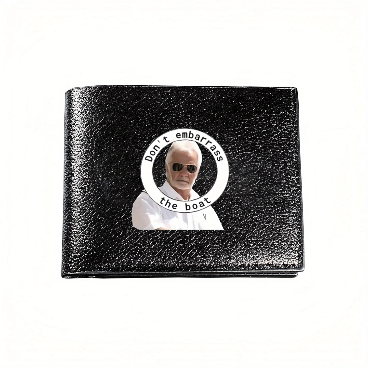 Don't Embarrass the Boat: Stylish Mens Wallet,Premium nice,Casual Design,Practical & Quality,Creative Gift for Dad,Husband,Boyfr