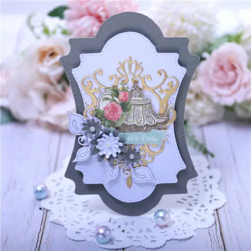 Frame Metal Cutting Dies Stencil Scrapbook Album Stamp Paper Card Embossing Decor Craft Knife Mould