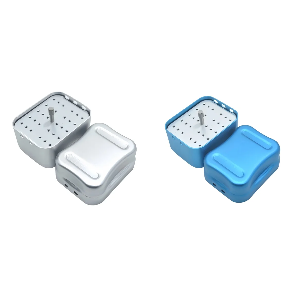 Caja Dental F062, soporte para archivos Endo de 30 puntos, esterilizador de Autoclave de Metal de desinfección, herramientas de cuidado bucal, Color aleatorio, 1 ud.