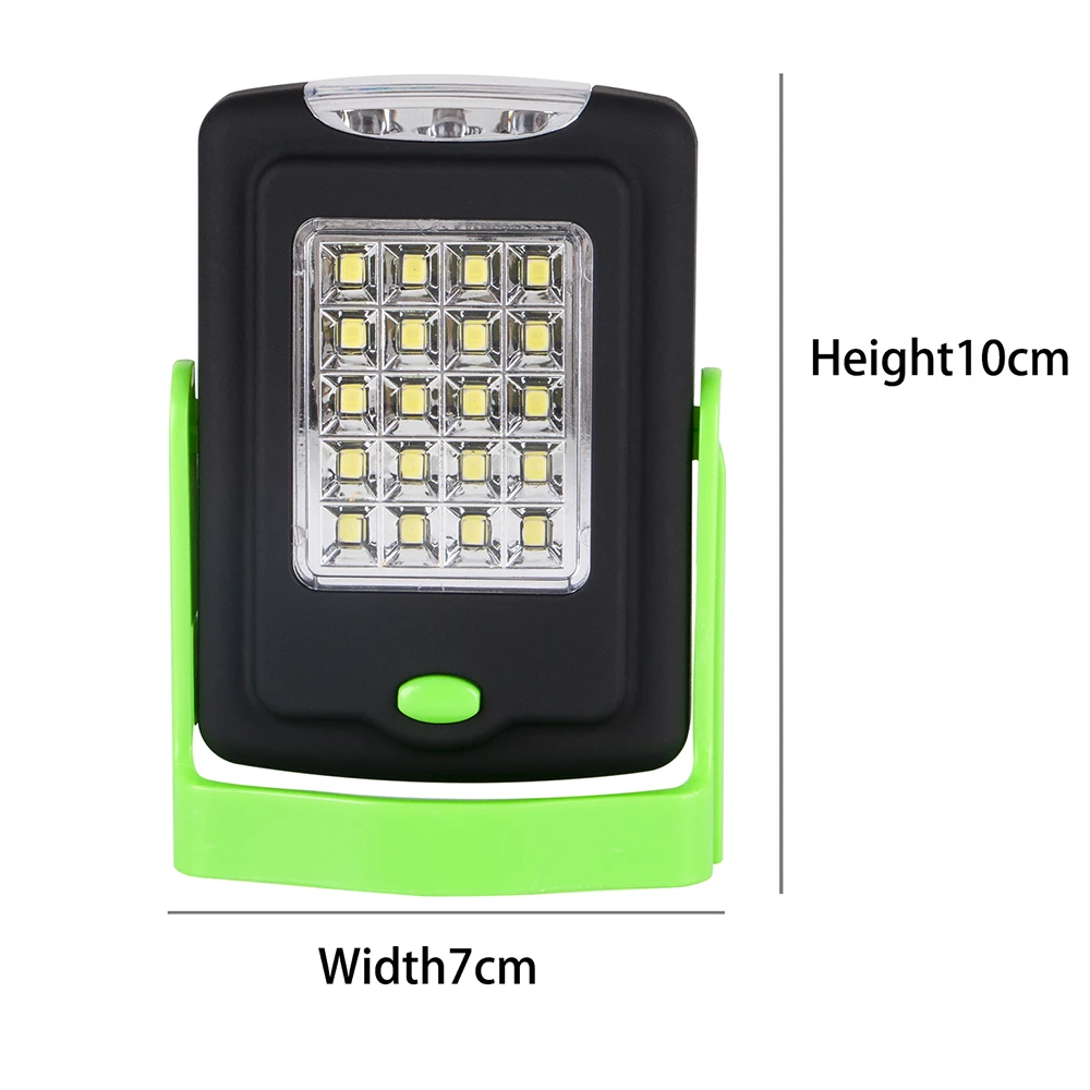 23LED Magnetic Work Light Flashlight Super Bright Pocket Lamp Linternas with Folding Hanging Hook Outdoor Lighting Torch