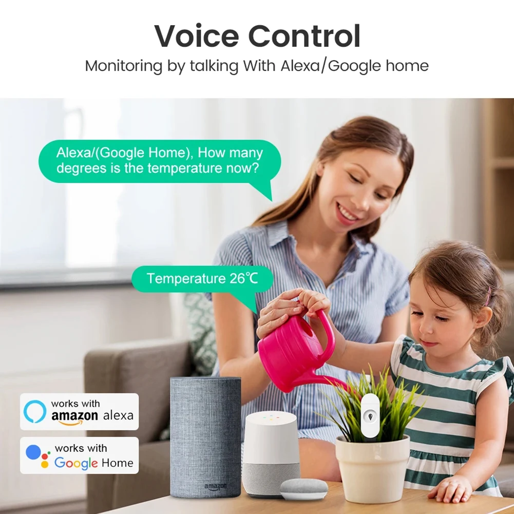 

Zigbee Garden Automation Детектор орошения Приложение Дистанционный мониторинг Измеритель температуры и влажности для сада