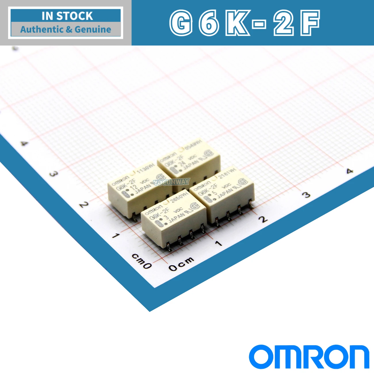 New Authentic Original Japan OMRON Single Relay G6K-2F-Y-3V 2G 2F 4.5V 5VDC12VDC 24VDC RF 8PIN 1A