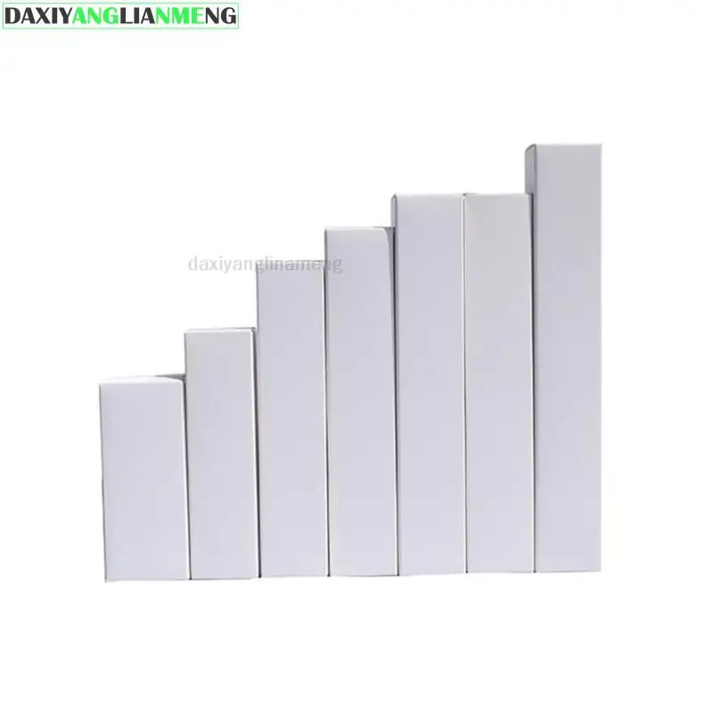 

50Pcs/Lot 2*2cm 4*4 6*6 14~ 33cm NEw GIFT Univeral Packing Carton Kraft Paper Boxes Long Neutral Rectangle Blank