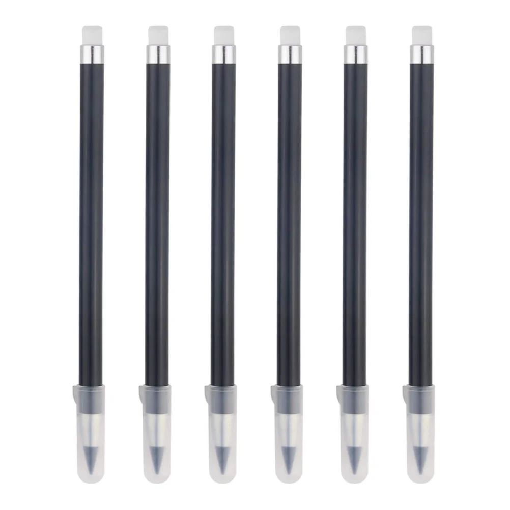 

6 Pcs Eternal Pencil Everlasting Children Pencils Replaceable Inkless Drawing Kids School
