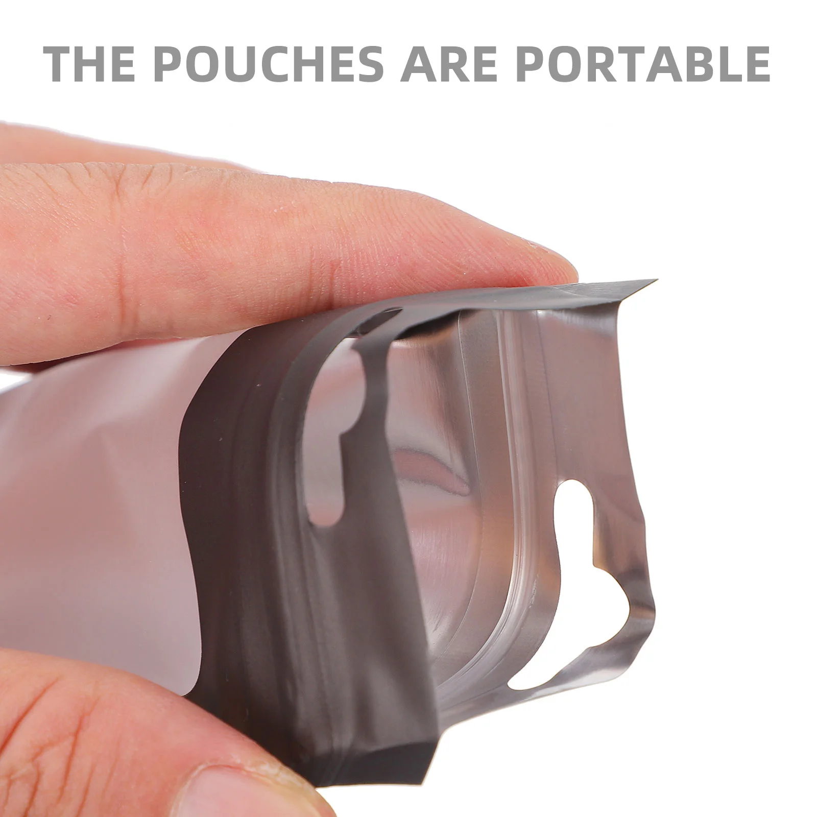 

100Pcs Food Self-Sealing Bags Clear Resealable Storage Pouches for Snacks Coffee Candy Packaging Food Packing Bags