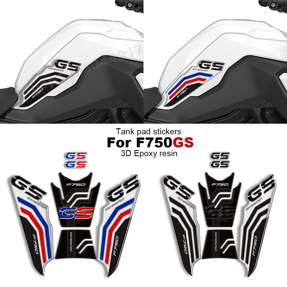 

Для BMW F750GS F750 F 750 GS 3D полимерная наклейка на топливный бак мотоцикла, защитная наклейка, комплект декоративных наклеек