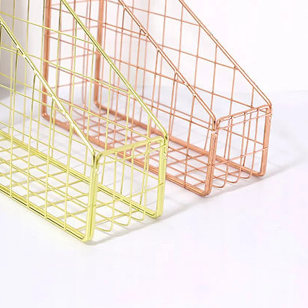 

Настольный органайзер для файлов, корзина для хранения, органайзер для книг, журналов, документов, рабочего стола, домашнего офиса, школы, золотой