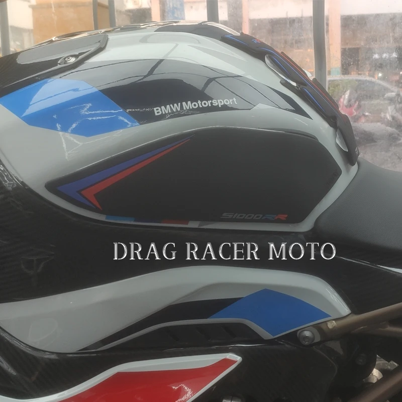For BMW S1000RR 2019-2025 Motorcycle Side Fuel Tank Pads Fuel Tank Pad Knee Pad Decal Traction Accessories 4