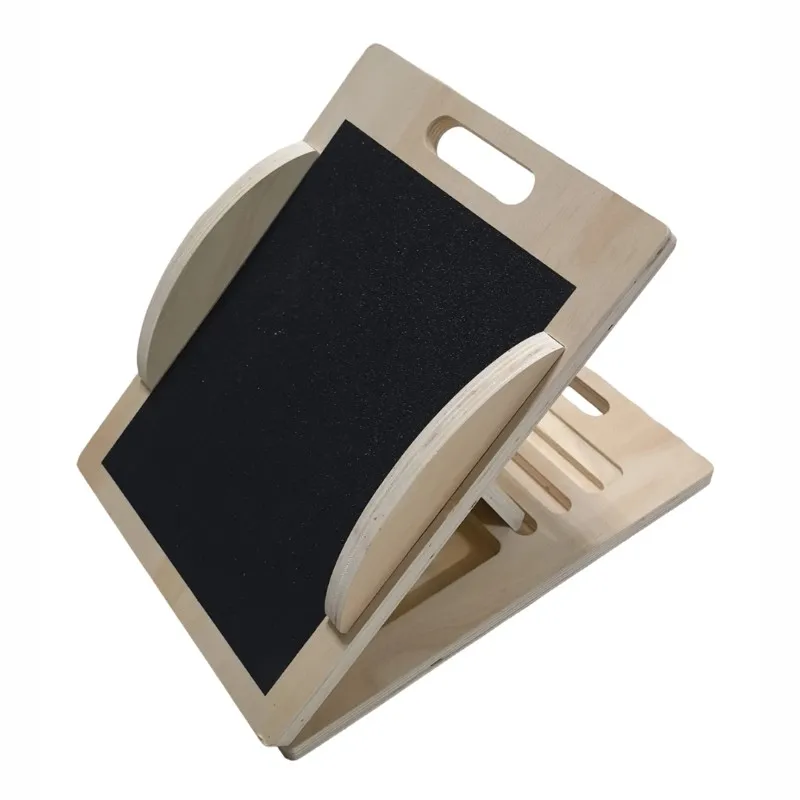 

Наклонная доска с 6 углами наклона, трансформирующаяся в балансировочную доску для эффективной растяжки икроножных мышц и приседаний.