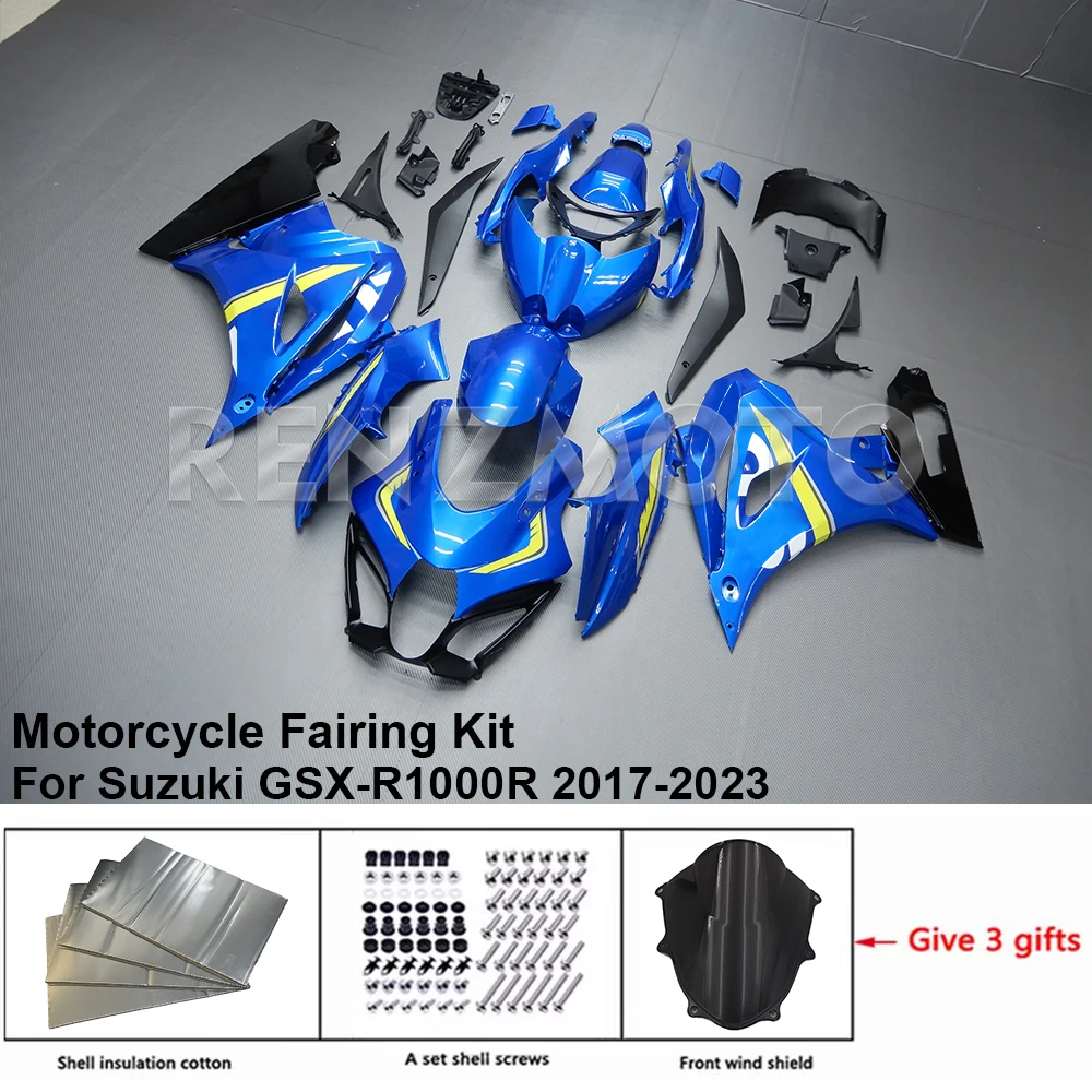 For SUZUKI GSX-R 1000R 2017-2023 Fairing S1017-109a Motorcycle Set Body Kit Decoration Plastic Guard Plate Accessories Shell