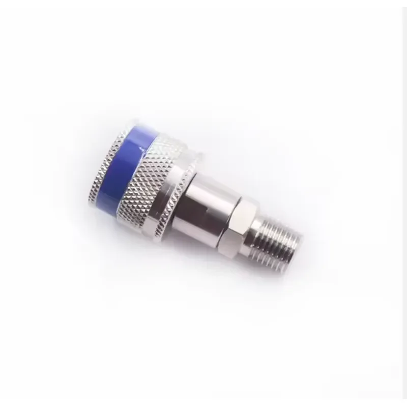 Interoperable 316 Stainless Steel Quick-Connect Instrument K5 Blue Key Pipe Fittings for Oil/Water BSPT Connections