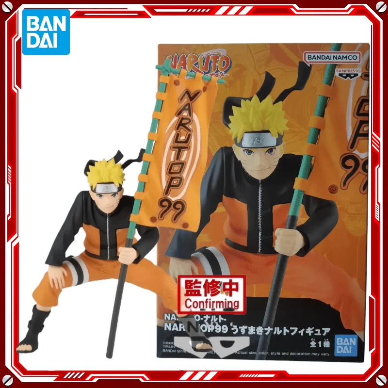 

Original Bandai Banpresto Naruto P99 Anime Figurines Naruto PVC Action Figures 110mm Figurals Collectible Model Toys Figure Gift