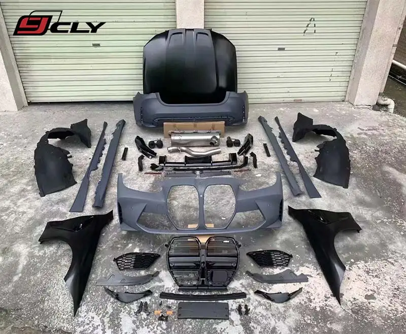 High Quality Car Bumper for   4 Series G22 Modified M4 Wide Body Kit Front and Rear Bumper Assembly Grille Fender Hood
