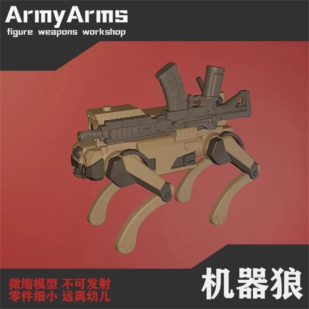 

Snail ArmyArms 1/50 Doll Soldier Equipment About 4cm Machine Wolf Combat Model Toy Gift In Stock