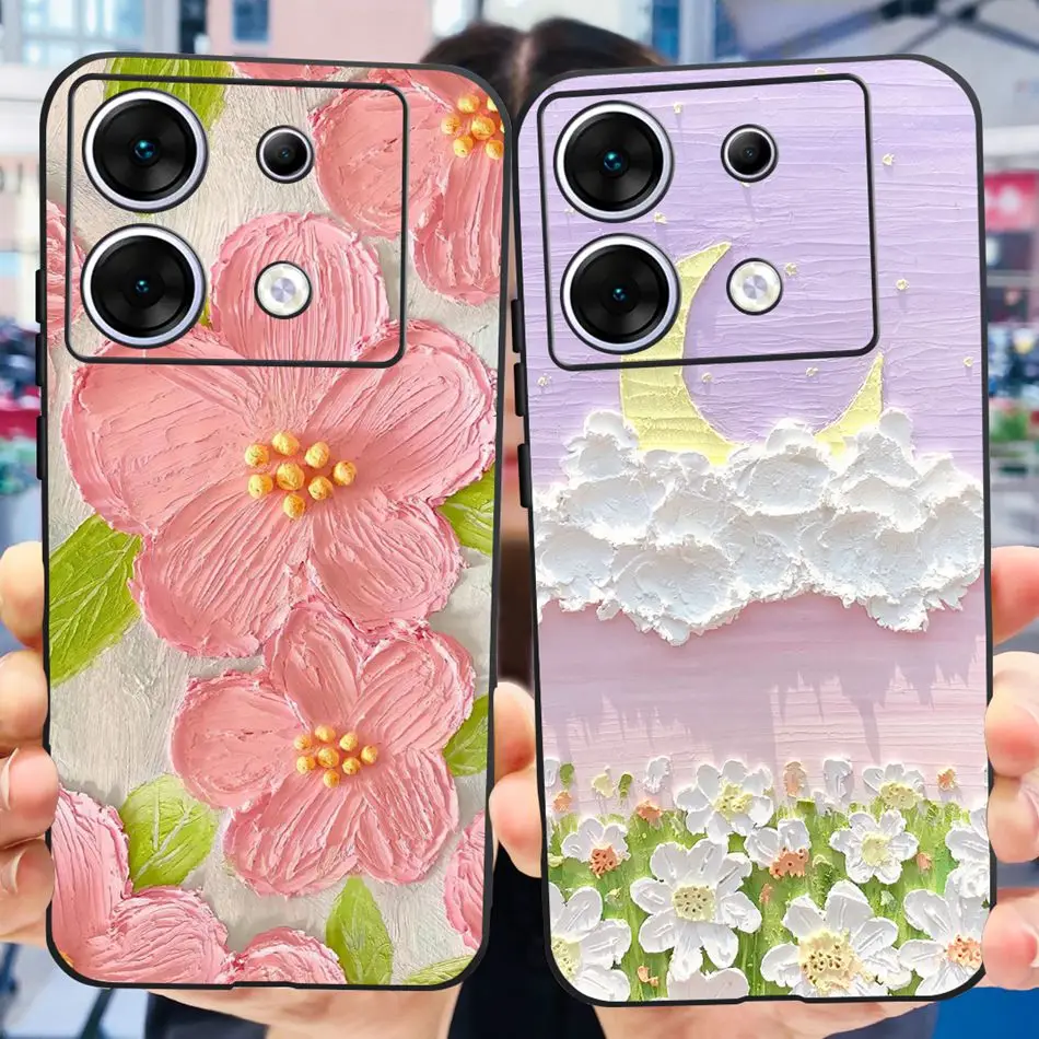 For Infinix Zero 30 X6731 Case Zero 30 4G X6731B Elegant Printing Soft Silicone TPU Slim Cases Cover For Infinix Zero30 5G