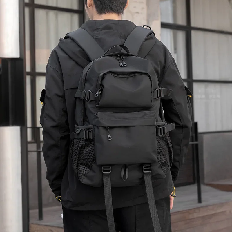 Männer Rucksack Mann Schul Reise Städtischen Rucksäcke Wasserdichte Techwear Oxford Tuch Männlichen Laptop Rucksack Wandern Sport Bagpack