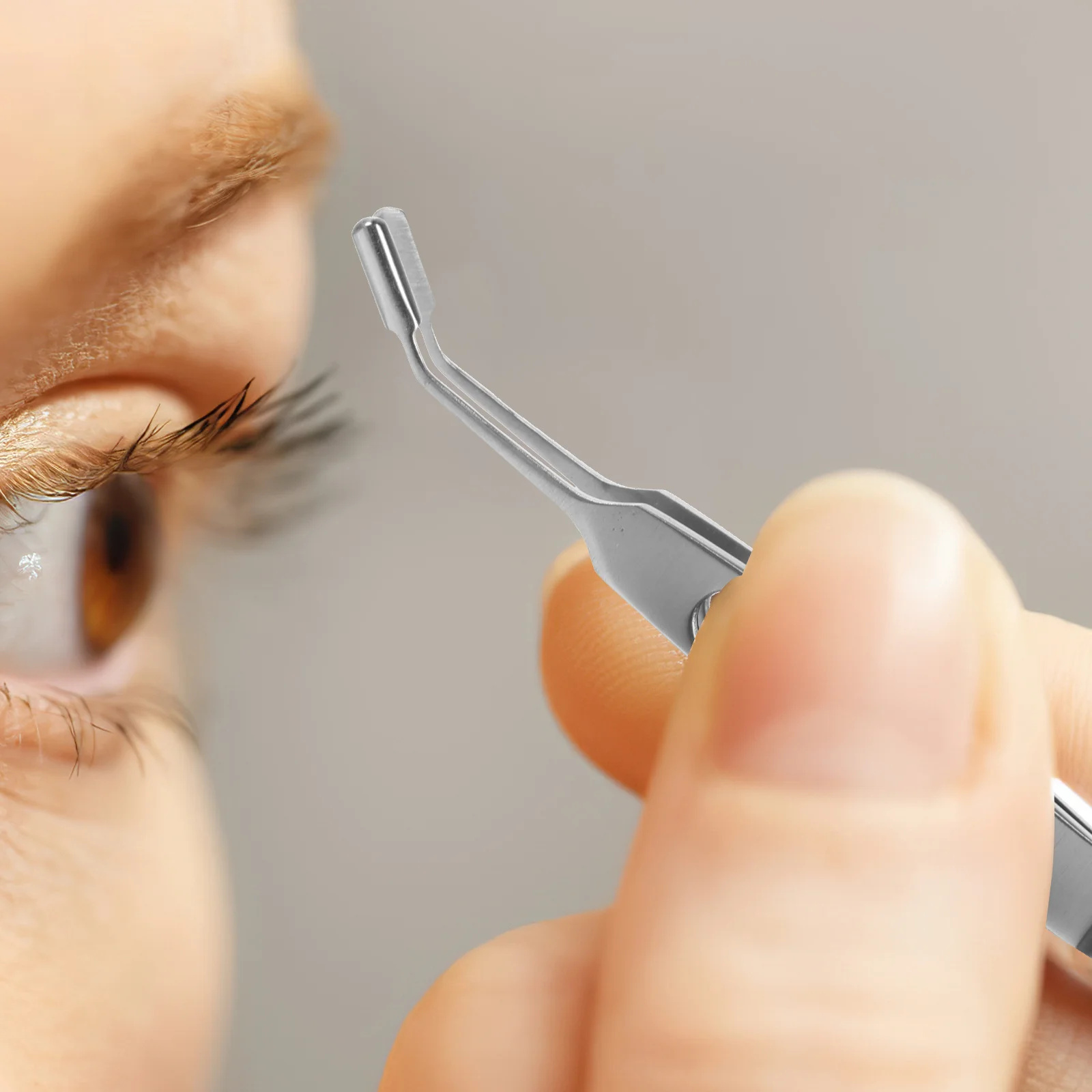 Outil de Massage des paupières, pince à glande Meibomian en acier inoxydable, bords lisses, utilisation d'une large plage d'applications, compresseur de paupières
