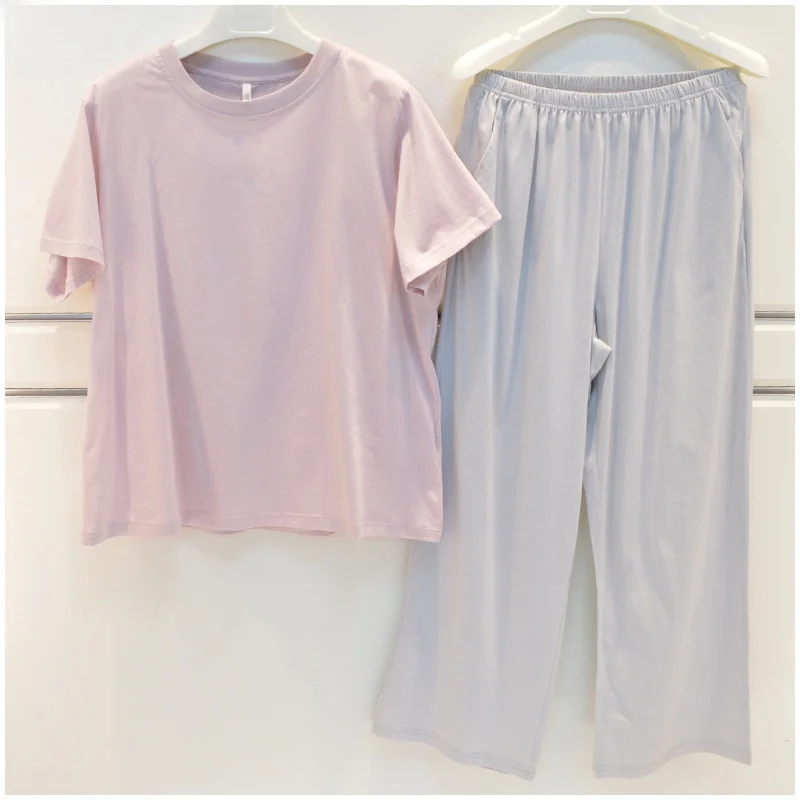 camicia-da-notte-estiva-da-donna-nicoya-2025-nuovo-set-di-abbigliamento-per-casa-in-seta-lavorata-a-maglia-e-puro-cotone-manica-corta-di-alta-qualita